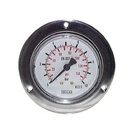 Manometer do panelu MSEG 63mm 1/4, 0-400bar